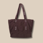 bi yù tote bag - aubergine