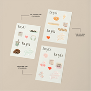 bi yù decoratie stickers