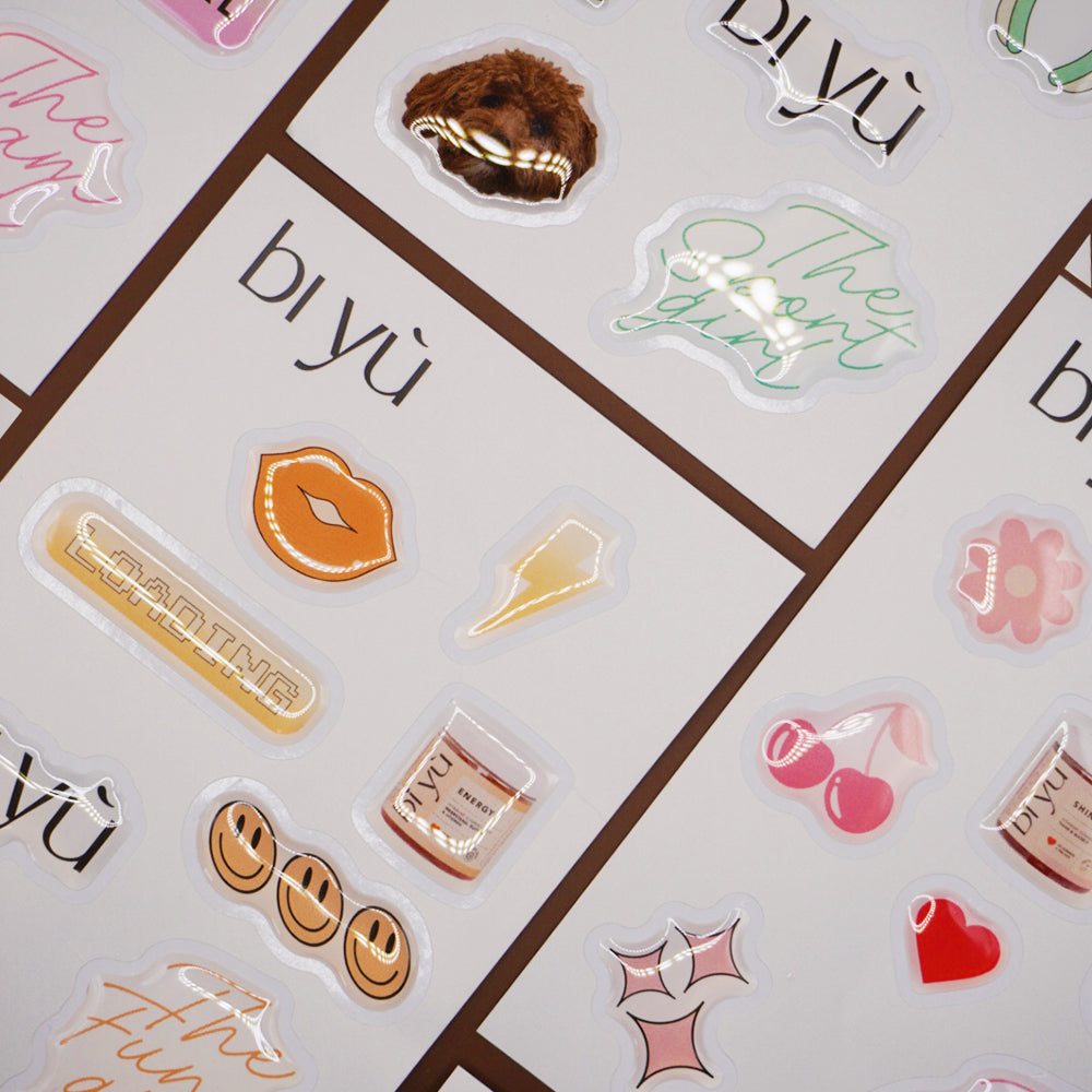 bi yù decoratie stickers