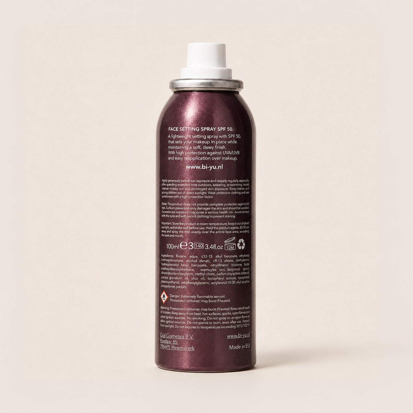 bi yù spf 50 setting spray