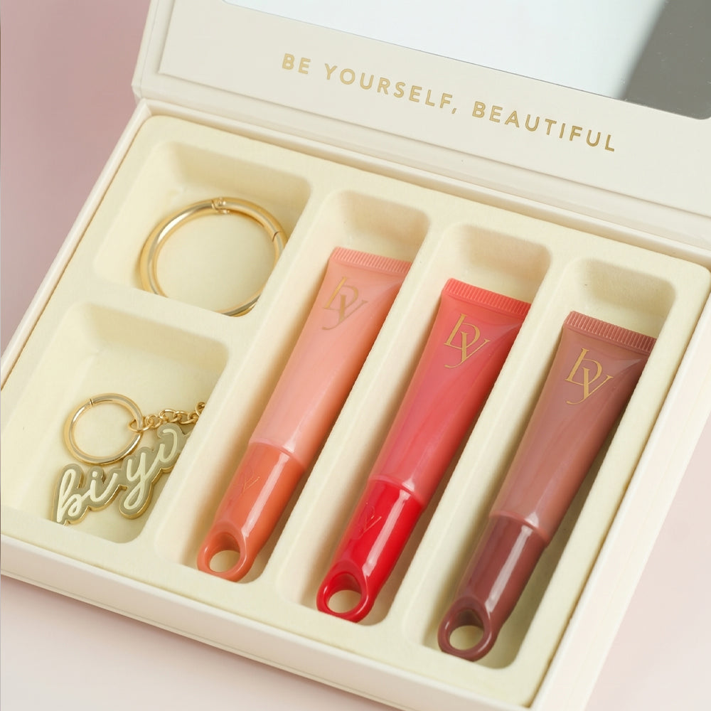 bi yù peptide lipgloss trio giftbox
